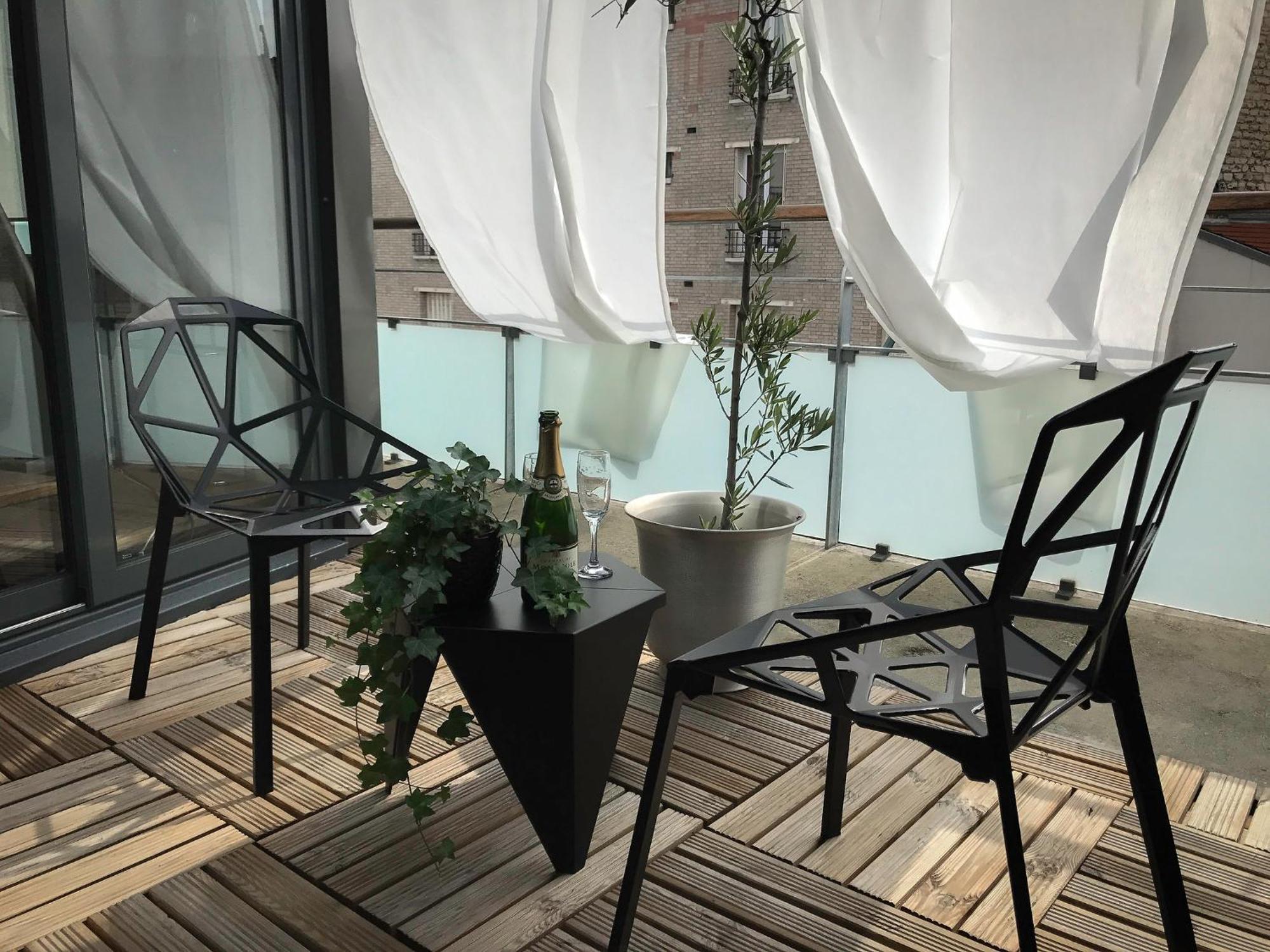 Beautiful Loft 130M2 Sun And Free Parking Ok 1M95 Apartment La Garenne-Colombes Exterior photo